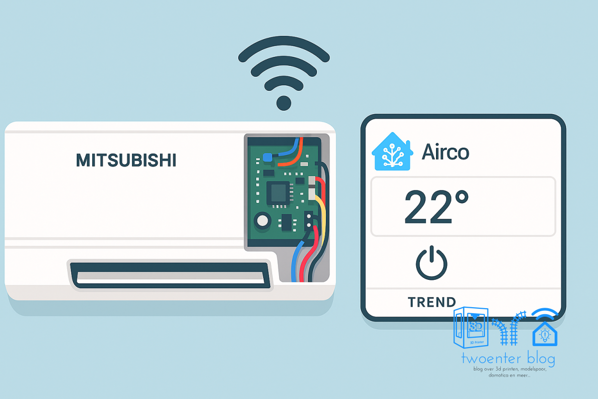 Mitsubishi airco voorzien van wifi verbinding